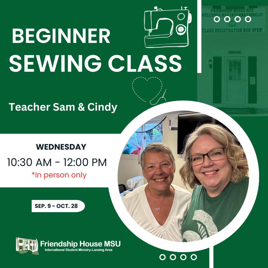 sewing class information